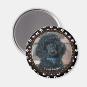Ik hou van Poodles Magnet (Voorkant / Achterkant)