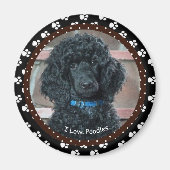 Ik hou van Poodles Magnet (Voorkant)