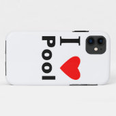 Ik hou van poolen Case-Mate iPhone case (Achterkant (horizontaal))