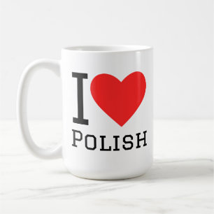 Ik hou van Pools Koffiemok