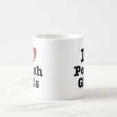 Ik hou van Poolse meisjes Koffiemok (Center)