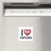 Ik hou van Popcorn Magneet (Insitu (Vaatwasser))