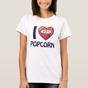 Ik hou van Popcorn T-shirt