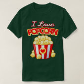 Ik hou van popcorn t-shirt (Design voorkant)