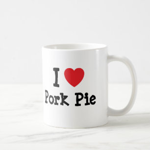 Ik hou van Pork Pie hart T-Shirt Koffiemok