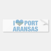 Ik hou van Port Aransas Bumpersticker (Voorkant)