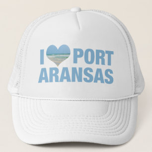 Ik hou van Port Aransas Cute Texas Strand Trucker Pet
