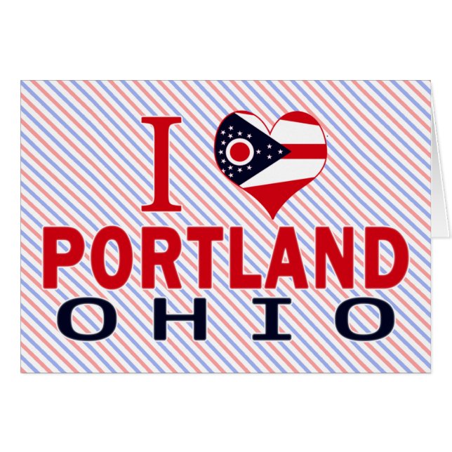 Ik hou van Portland, Ohio (Voorkant Horizontaal)