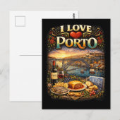 Ik hou van Porto Briefkaart (Voorkant / Achterkant)