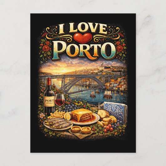 Ik hou van Porto Briefkaart (Voorkant)