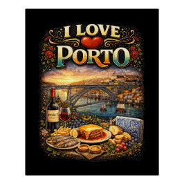 Ik hou van Porto Perfect Poster