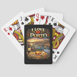 Ik hou van Porto Pokerkaarten