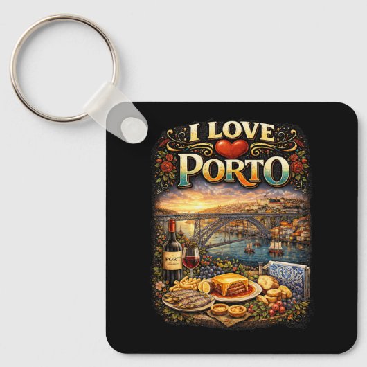 Ik hou van Porto Sleutelhanger (Voorkant)