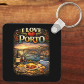 Ik hou van Porto Sleutelhanger (Achterkant)