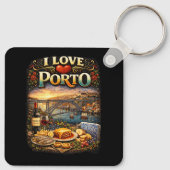 Ik hou van Porto Sleutelhanger (Achterkant)