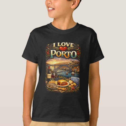 Ik hou van Porto T-shirt (Voorkant)