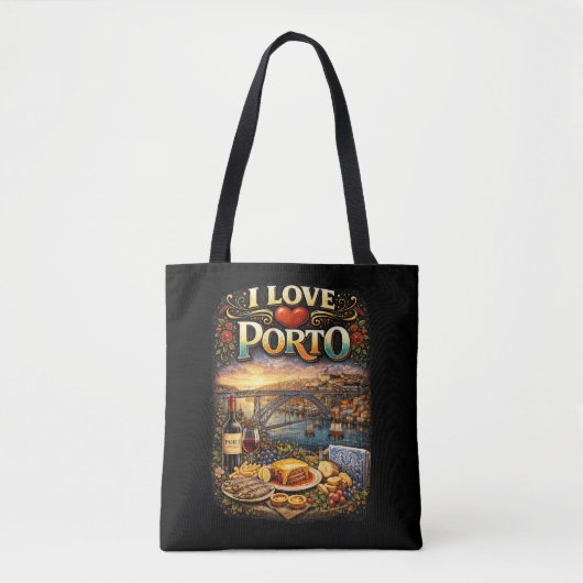 Ik hou van Porto Tote Bag (Voorkant)