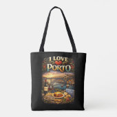 Ik hou van Porto Tote Bag (Achterkant)