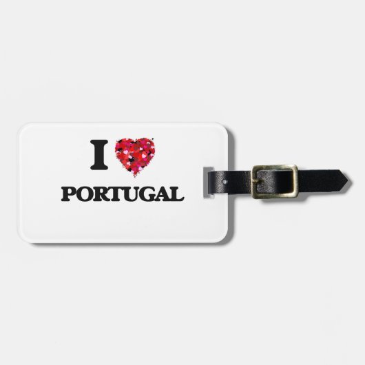 Ik hou van Portugal Bagagelabel (Voorkant horizontaal)