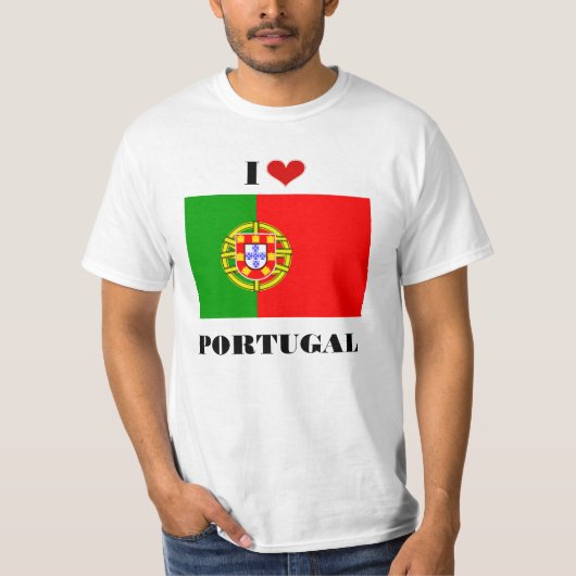 Ik hou van Portugal T-shirt (Voorkant)