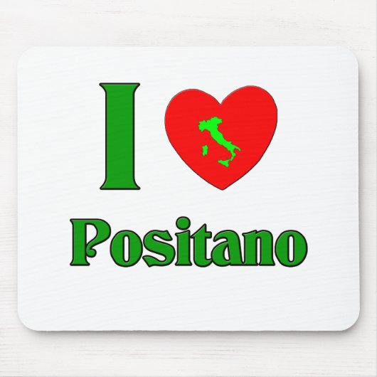 Ik hou van Positano Italië Muismat (Voorkant)