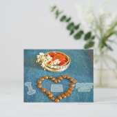 Ik hou van postcrossend briefkaart (Staand voorkant)