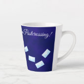 Ik hou van Postcrossing - Latte mok (Rechts)