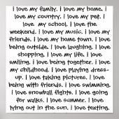 Ik hou van... poster (Voorkant)