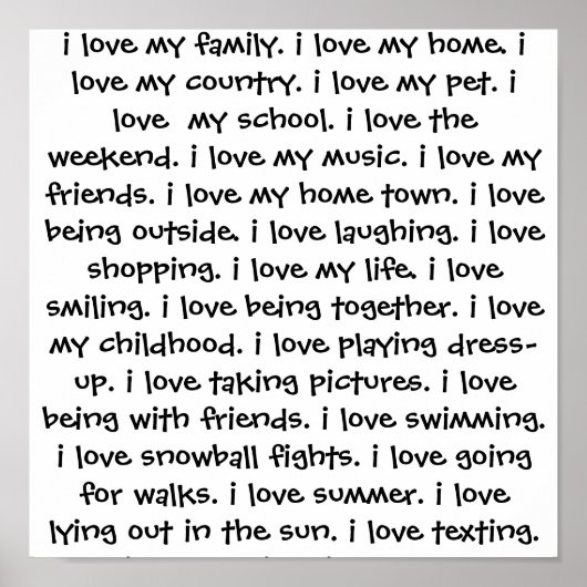 Ik hou van... poster (Voorkant)