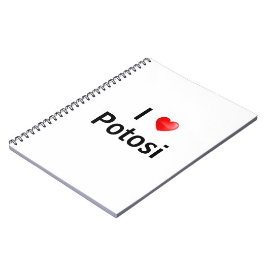 Ik hou van Potosi Notitieboek (Linkerzijde)
