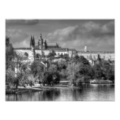 Ik hou van Praag, in zwart-wit Foto Afdruk (Voorkant)