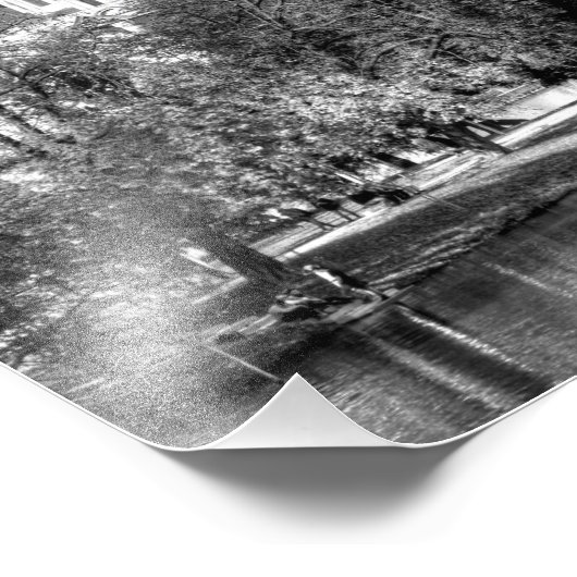 Ik hou van Praag, in zwart-wit Foto Afdruk (Hoek)