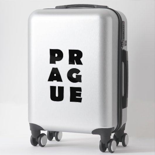 Ik hou van Praag Sticker (Koffer)