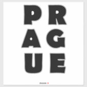 Ik hou van Praag Sticker (Vel)