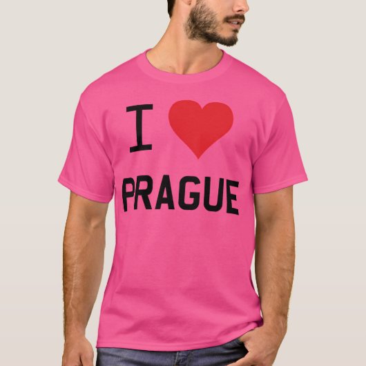 Ik hou van Praag T-shirt (Voorkant)