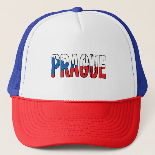 Ik hou van Praag Trucker Pet (Voorkant)
