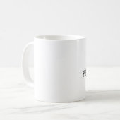 Ik hou van pragmatisme koffiemok (Voorkant links)