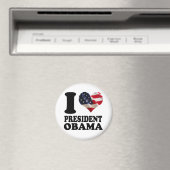 Ik hou van President Obama Magnet (Insitu (Vaatwasser))