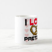 Ik hou van pretzels koffiemok (Center)