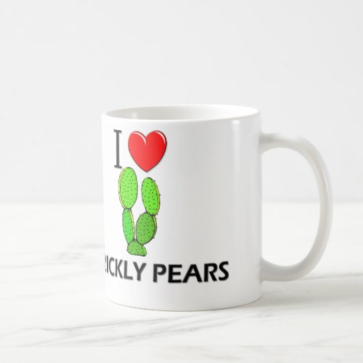 Ik hou van Prickly Pears Koffiemok (Rechts)