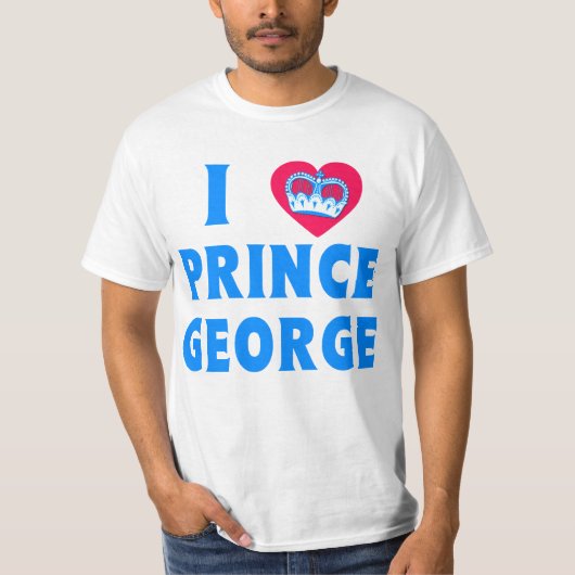 Ik hou van Prince George I Heart Prince George T-shirt (Voorkant)