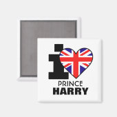 Ik hou van prins Harry Magnet (Voorkant / Achterkant)