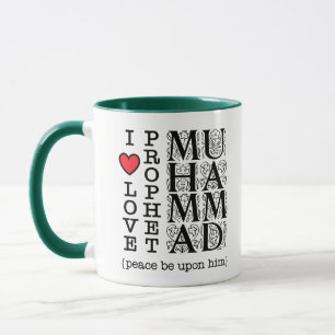Ik hou van profeet Mohammed ﷺ Islamitisch cadeau v Mok