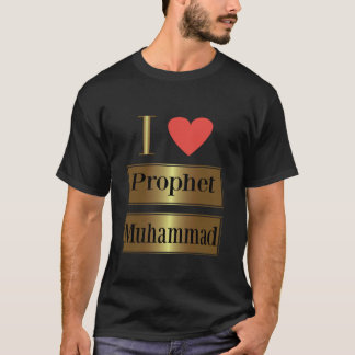 Ik hou van profeet Mohammed, islamitisch geloof en T-shirt