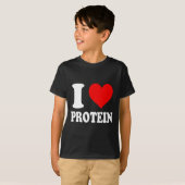 Ik hou van proteïne 1 t-shirt (Voorkant volledig)
