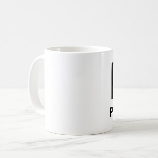 ik hou van protractors koffiemok (Voorkant links)