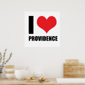 Ik hou van Providence Poster (Keuken)