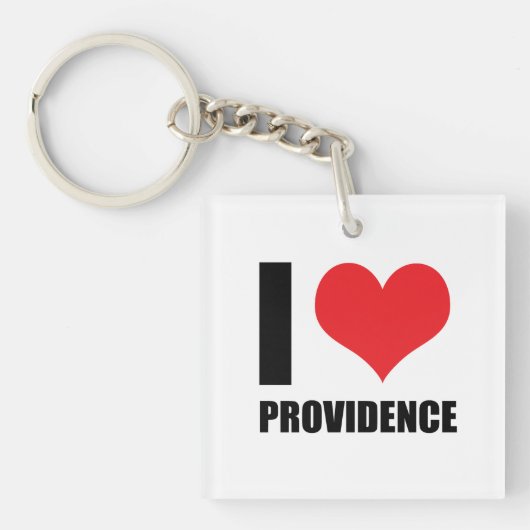Ik hou van Providence Sleutelhanger (voorkant)