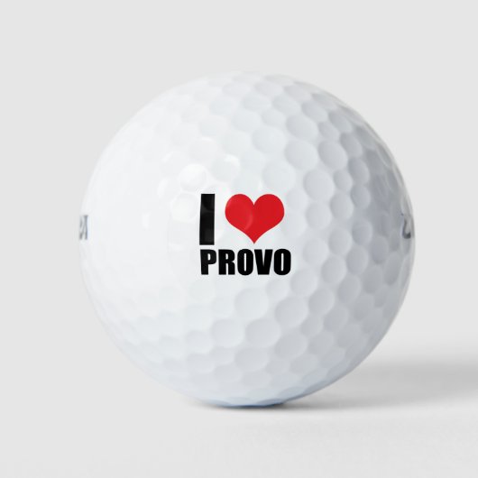Ik hou van Provo Golfballen (Voorkant)