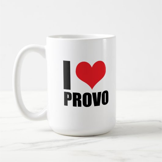 Ik hou van Provo Koffiemok (Links)
